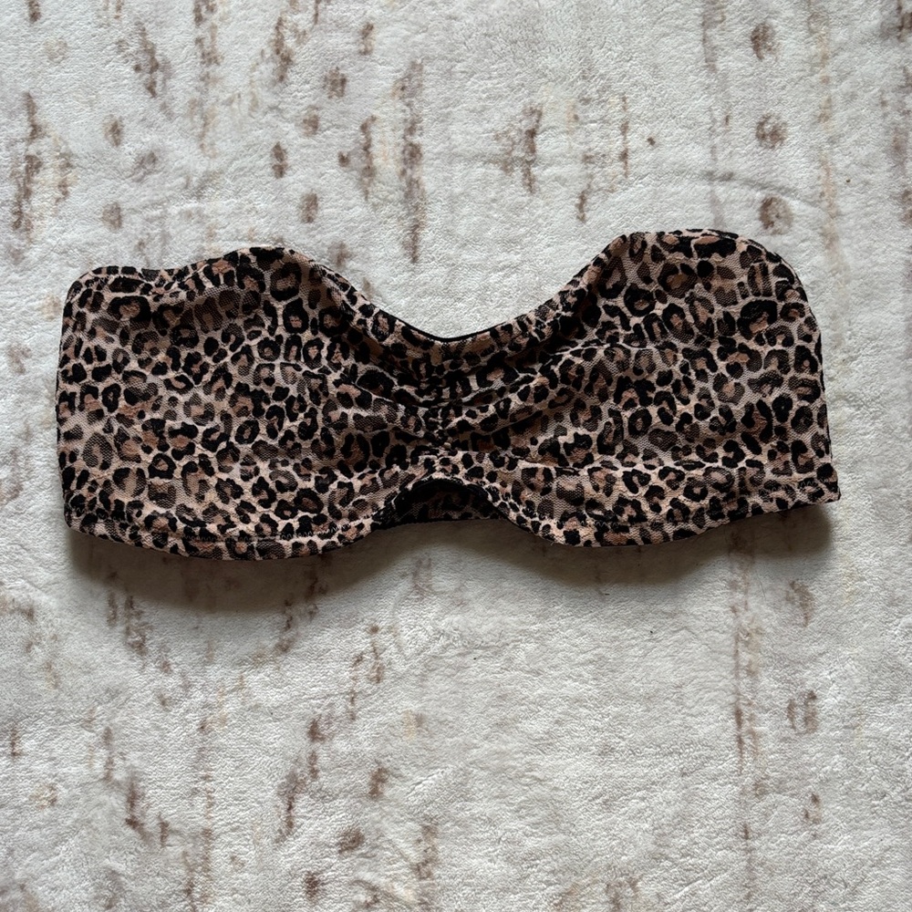 PINK Victoria's Secret Leopard Print Bandeau